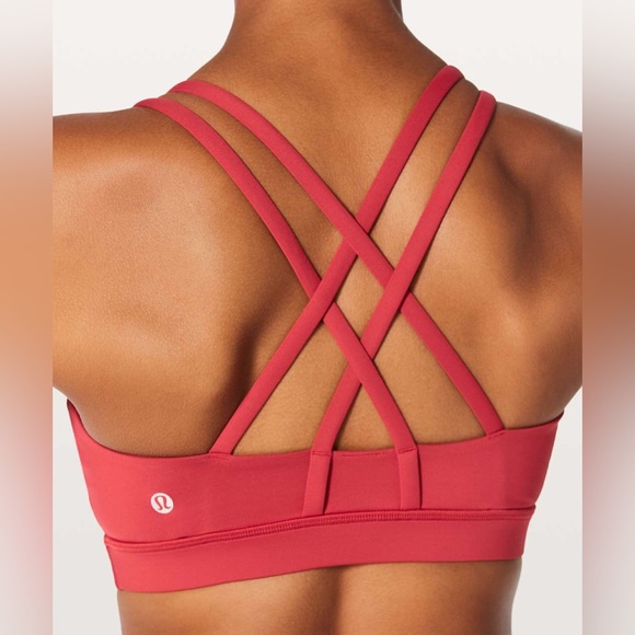 Lululemon energy bra red/orange - Picture 1 of 4